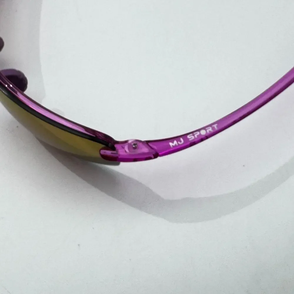 Maui Jim Sunglasses Ho'okipa MP MJ0407 006 Transparent Pink Wrap Polarized Lens